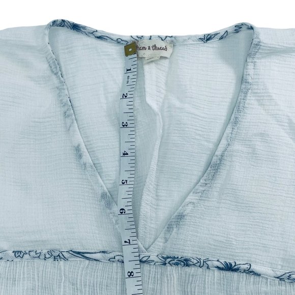 Hem & Thread - White Blouse - Small - Picture 3 of 8